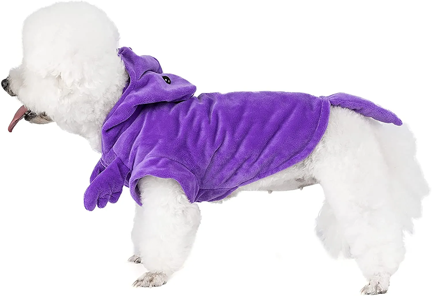 Purple Dinosaur Dog Costumes Halloween Cosplay Pet Costume