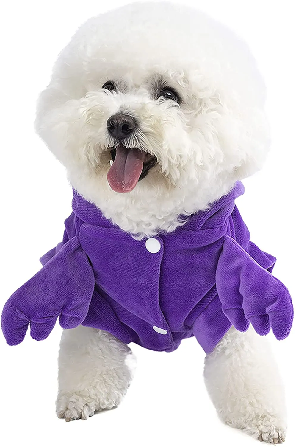 Purple Dinosaur Dog Costumes Halloween Cosplay Pet Costume