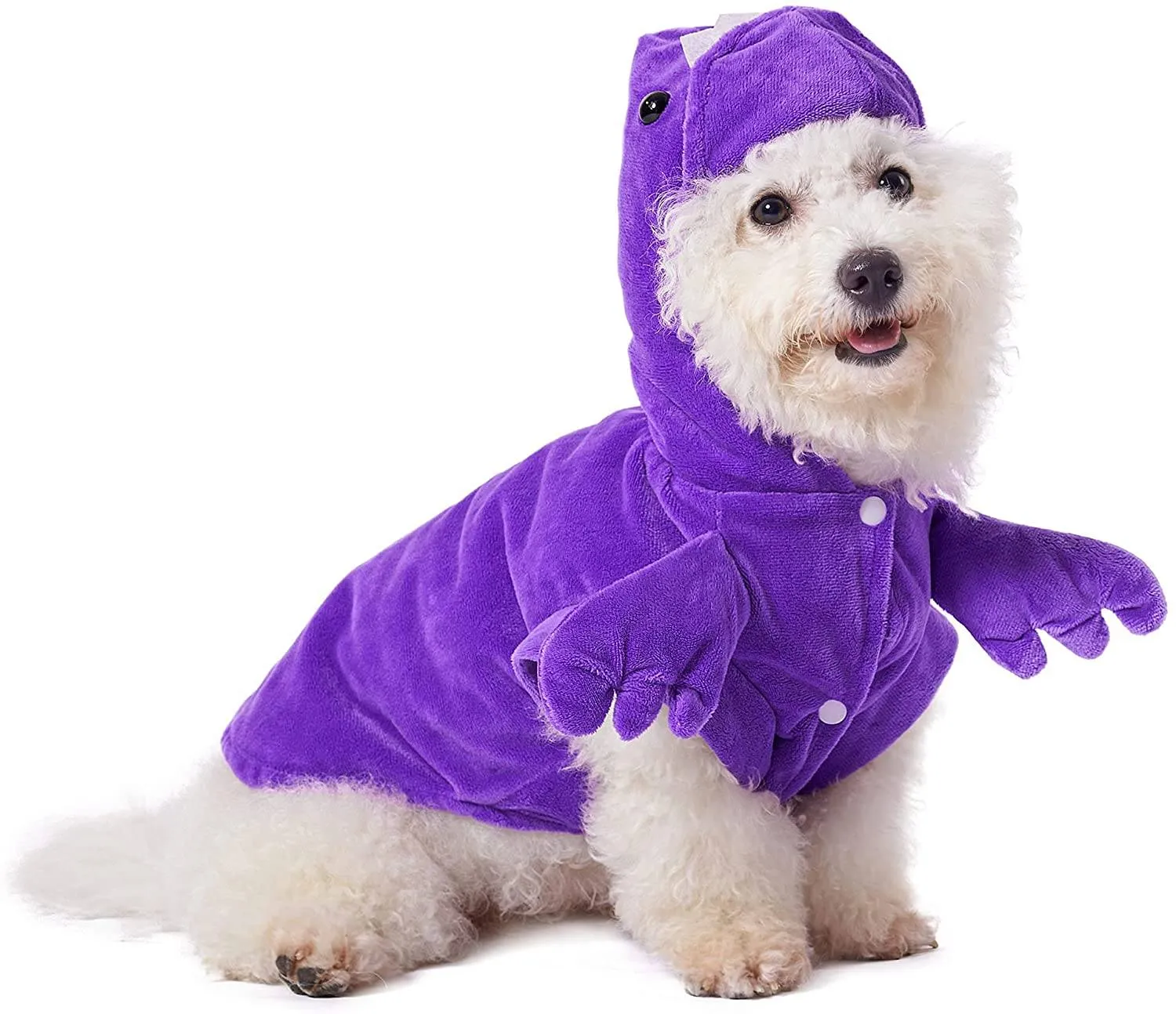 Purple Dinosaur Dog Costumes Halloween Cosplay Pet Costume