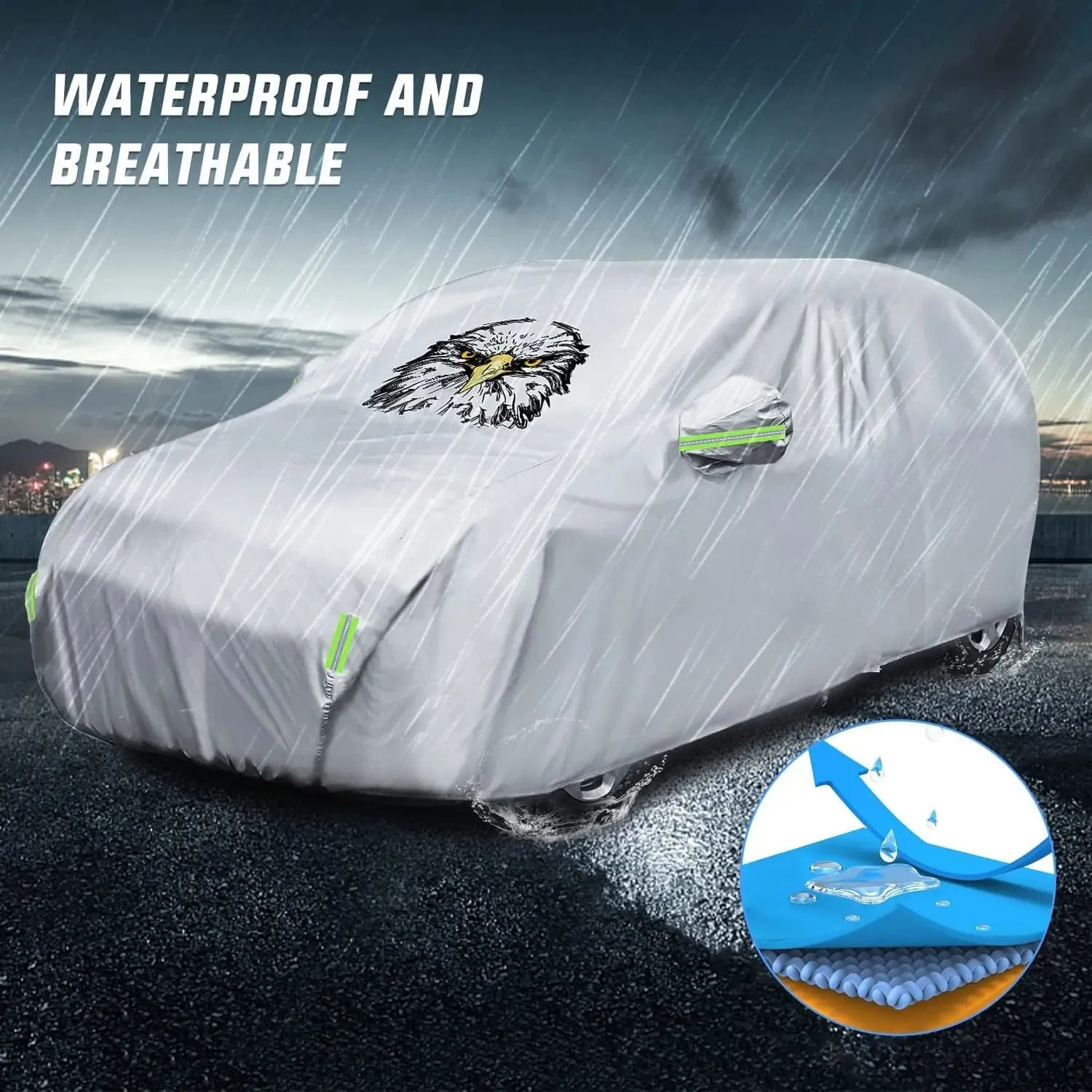 SUV Car Cover UV Protection Length 186 to 193 inch