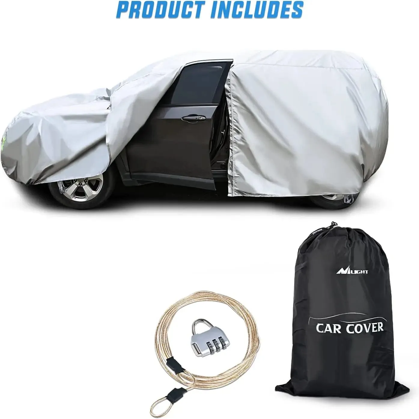 SUV Car Cover UV Protection Length 186 to 193 inch