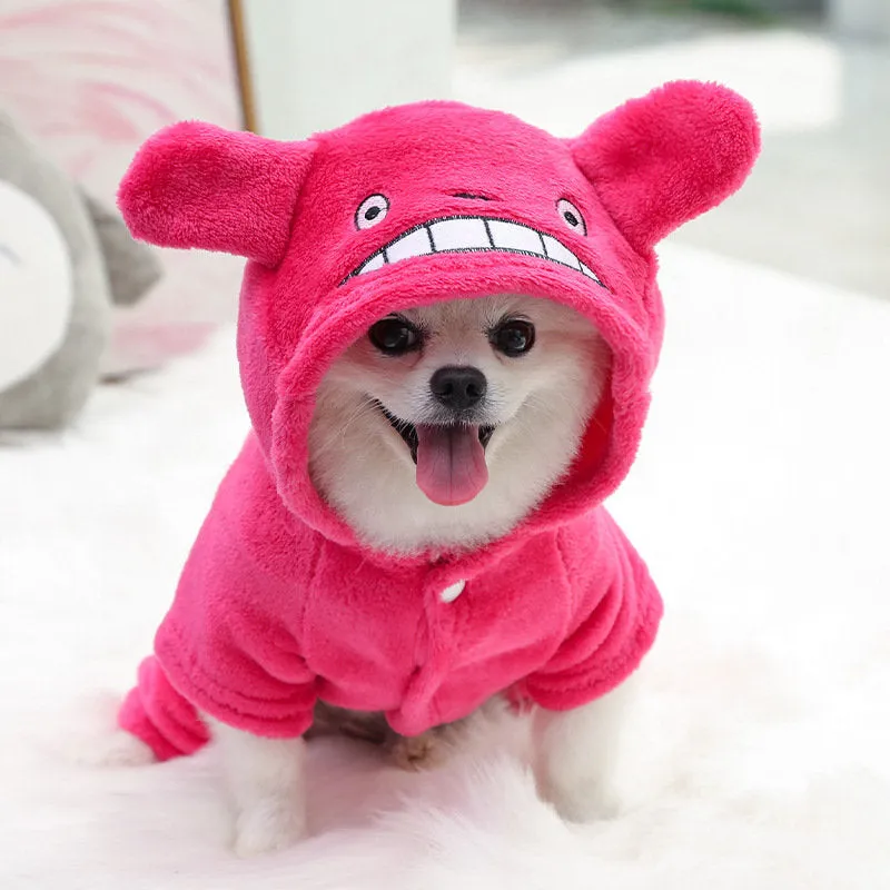 Totoro Cartoon Hooded Onesies Pet Costumes