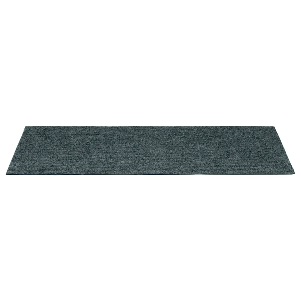 vidaXL Self-adhesive Stair Mats Rectangular 15 pcs 60x25 cm Green